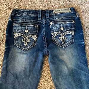 Rock Revival cuff skinny jeans